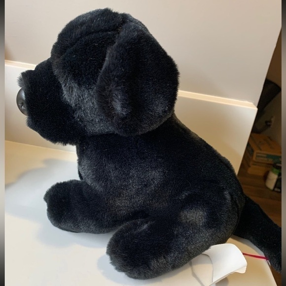 New 9” Douglas Cuddle Toys Floppy Black Lab Plush Leather Nose - Picture 2 of 4